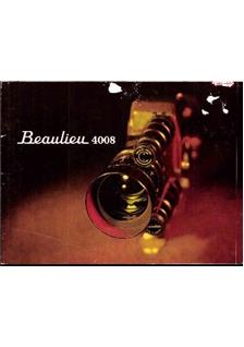 Beaulieu 4008 S manual. Camera Instructions.